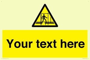 Custom Scaffold Incomplete Sign